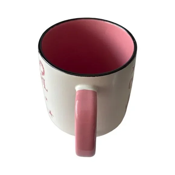 Cowgirl Girly White and Pink Mug - Picture 4 of 7
